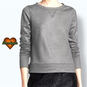 Women's Banana Republic Gray Metallic Foil Crewneck Sweater – Size S